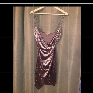 Velvet bodycon dress